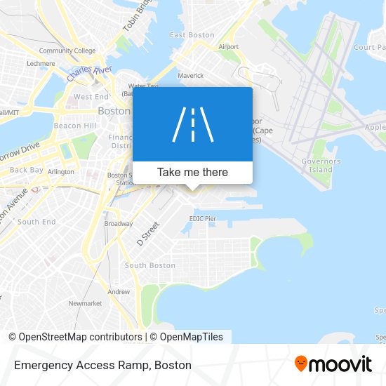 Mapa de Emergency Access Ramp