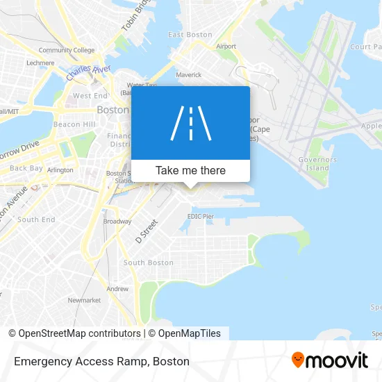 Emergency Access Ramp map