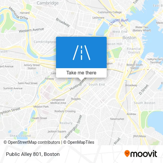 Public Alley 801 map