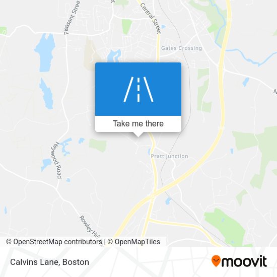 Mapa de Calvins Lane