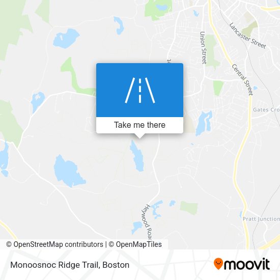 Mapa de Monoosnoc Ridge Trail