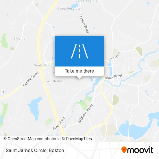 Saint James Circle map