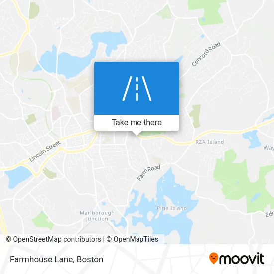 Farmhouse Lane map