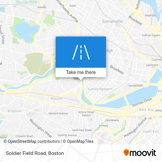 Soldier Field Road map