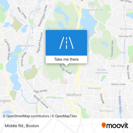 Mapa de Middle Rd.