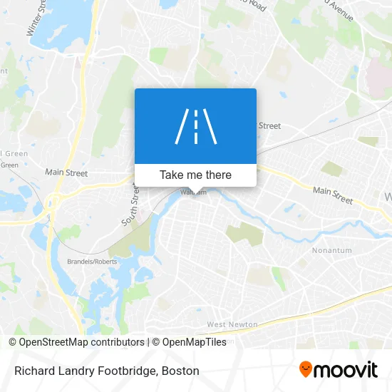 Richard Landry Footbridge map