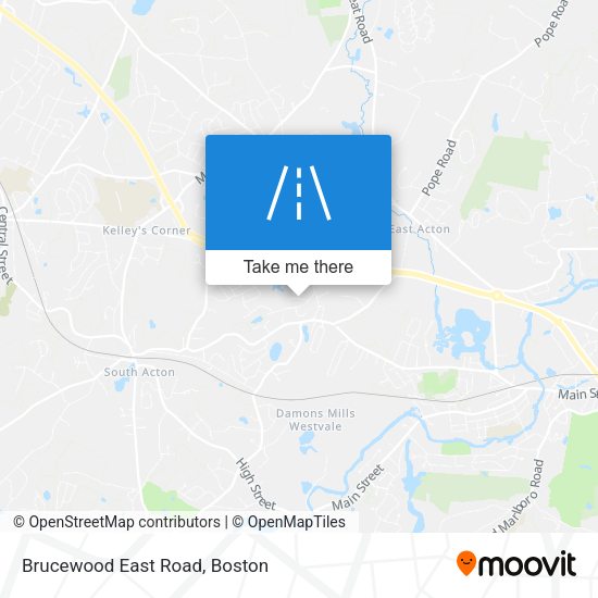 Mapa de Brucewood East Road