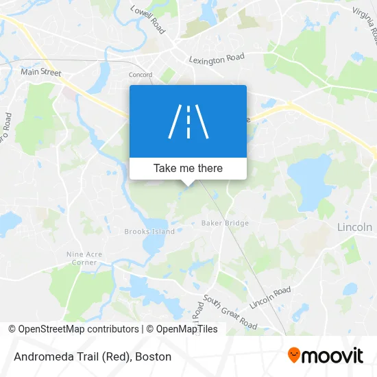 Andromeda Trail (Red) map