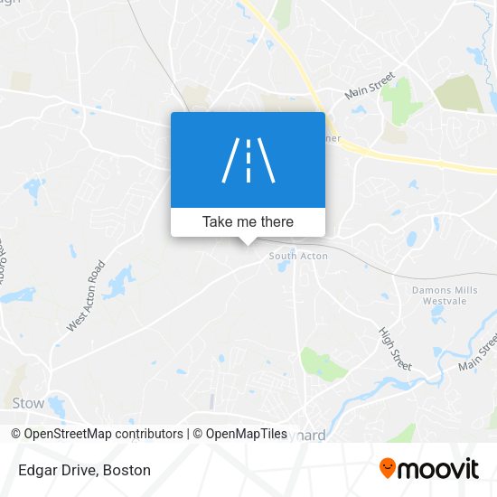 Edgar Drive map