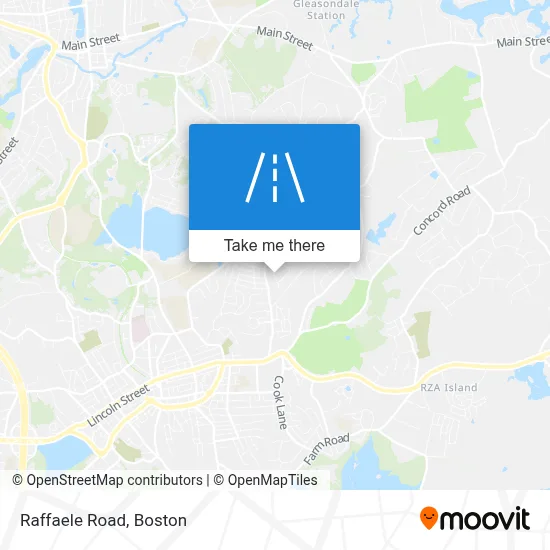 Mapa de Raffaele Road