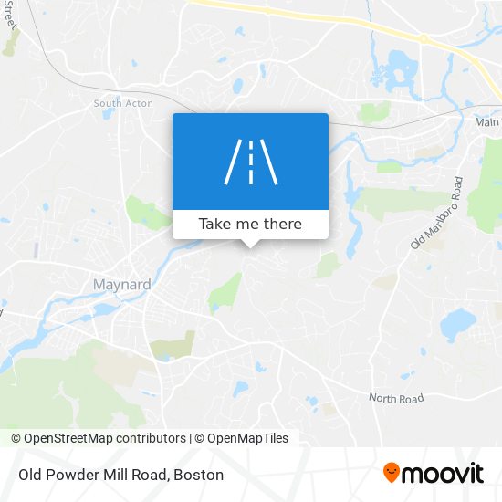 Mapa de Old Powder Mill Road