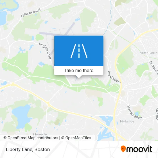 Liberty Lane map