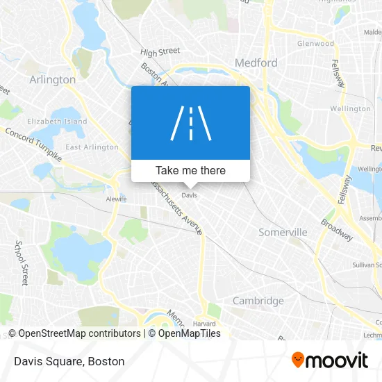 Davis Square map