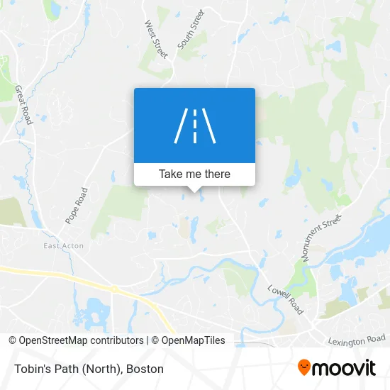 Tobin's Path (North) map