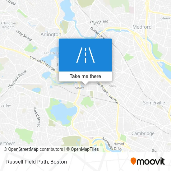 Mapa de Russell Field Path