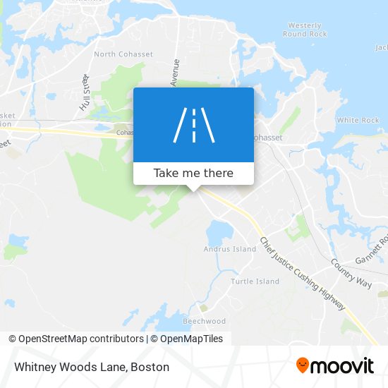 Mapa de Whitney Woods Lane