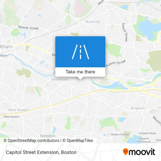 Capitol Street Extension map