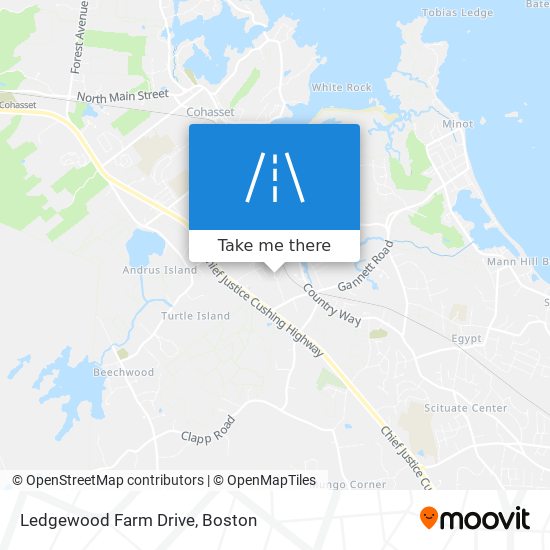 Ledgewood Farm Drive map