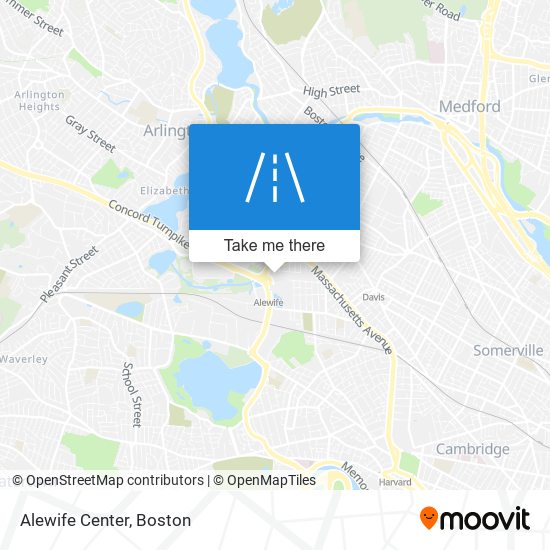 Alewife Center map