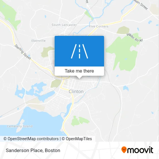 Sanderson Place map