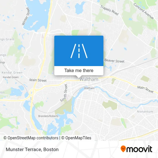 Munster Terrace map