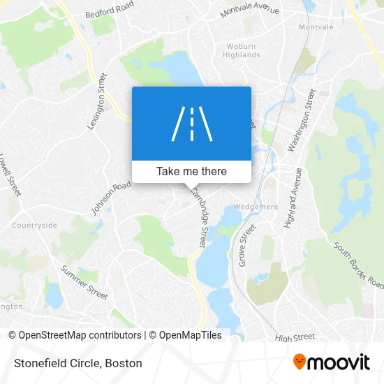 Stonefield Circle map