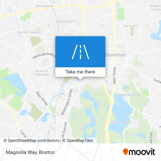 Magnolia Way map