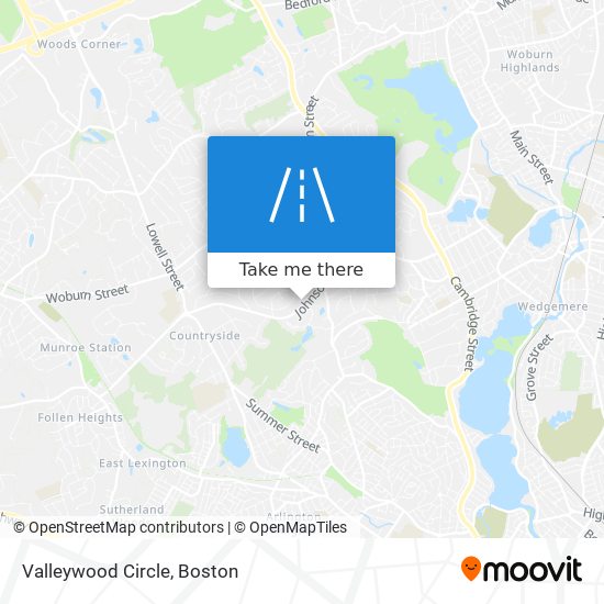 Mapa de Valleywood Circle