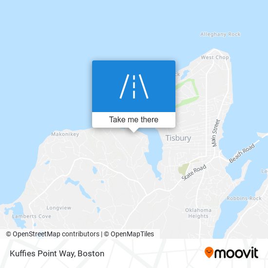 Kuffies Point Way map