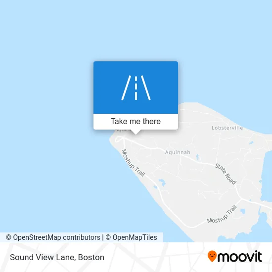 Sound View Lane map
