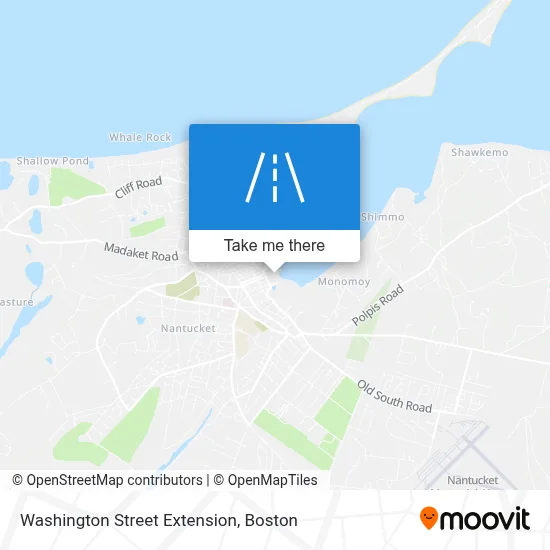Washington Street Extension map