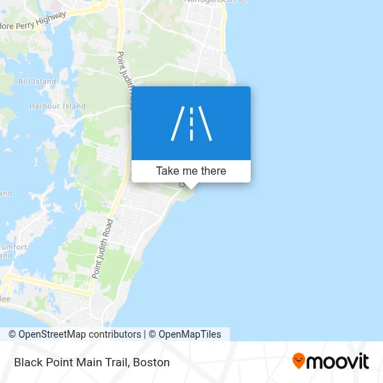 Black Point Main Trail map