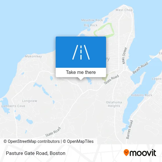 Pasture Gate Road map