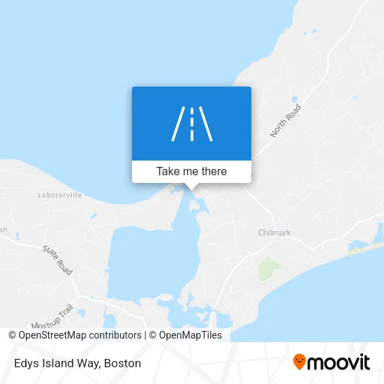 Edys Island Way map
