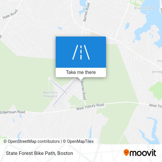 Mapa de State Forest Bike Path