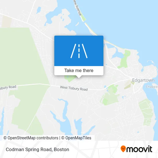 Codman Spring Road map