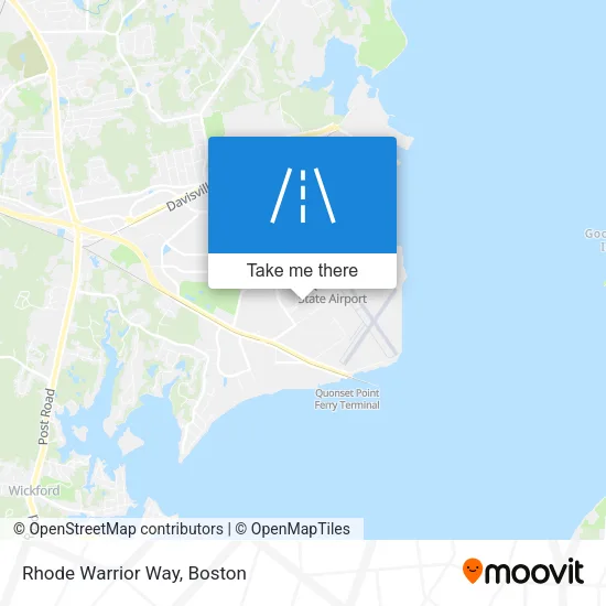Mapa de Rhode Warrior Way