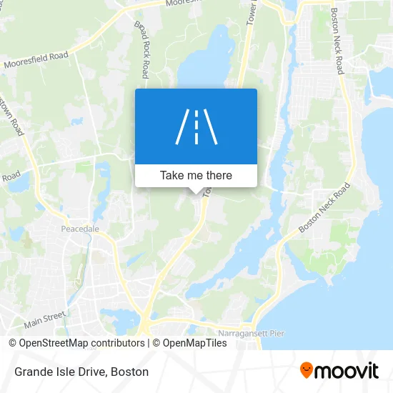 Grande Isle Drive map