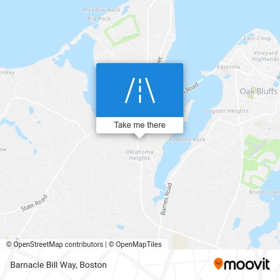 Barnacle Bill Way map