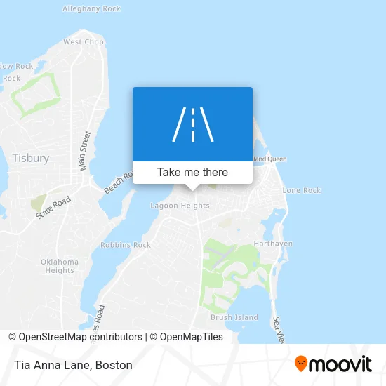 Tia Anna Lane map