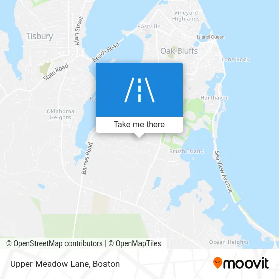 Upper Meadow Lane map