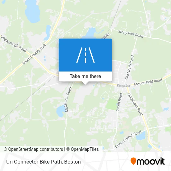 Uri Connector Bike Path map