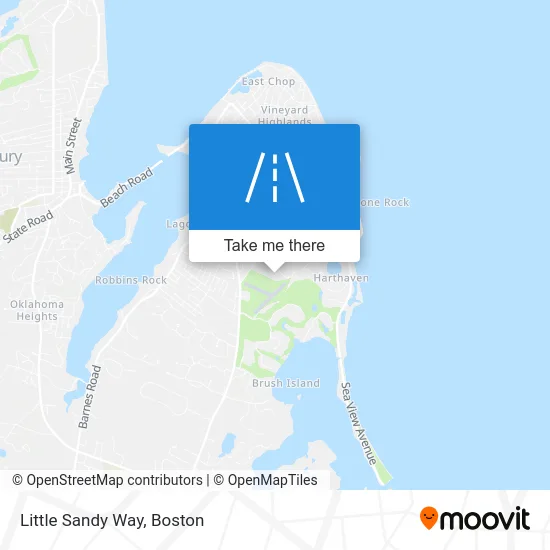 Little Sandy Way map