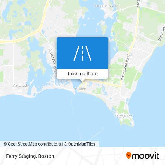 Ferry Staging map