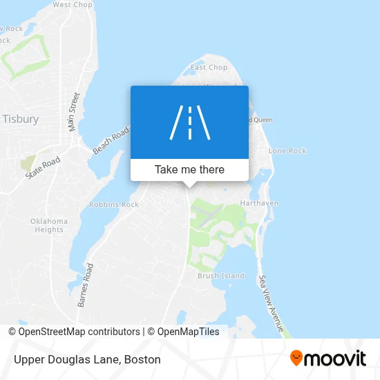 Upper Douglas Lane map