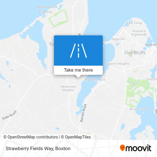 Strawberry Fields Way map
