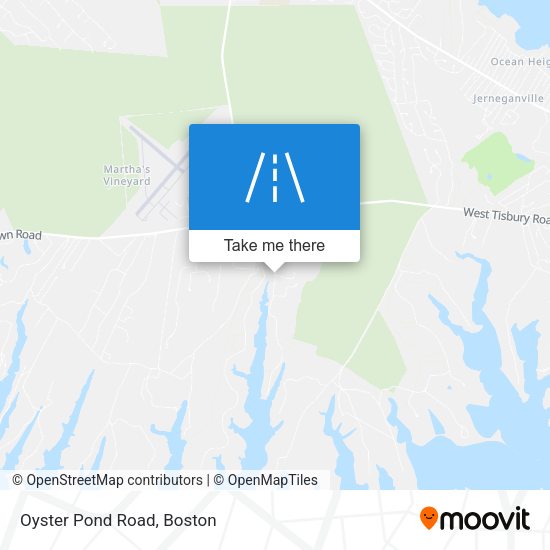 Oyster Pond Road map