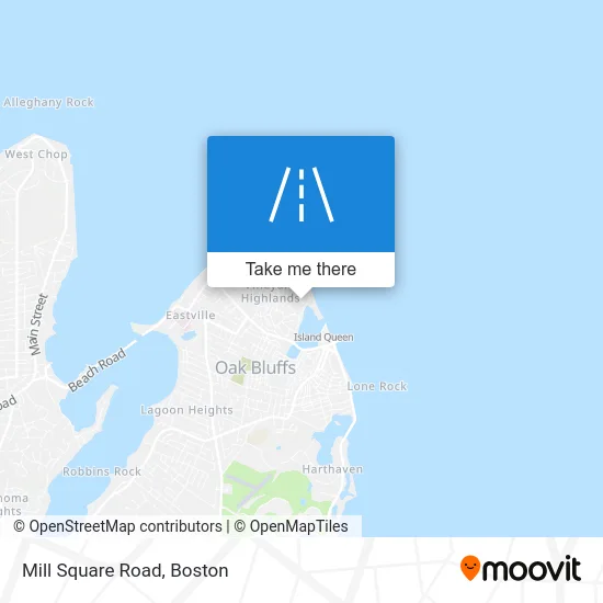 Mill Square Road map