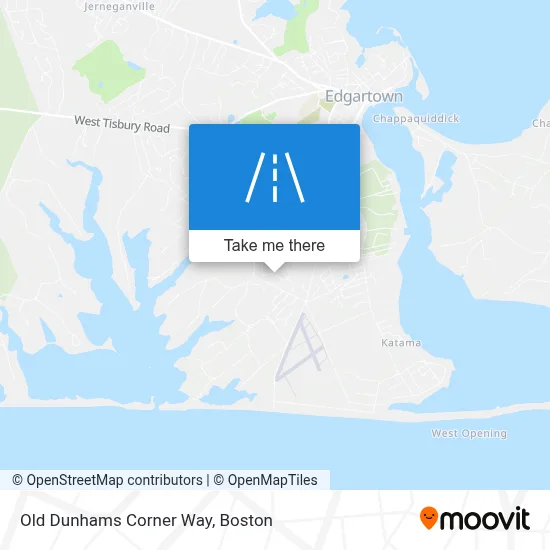 Old Dunhams Corner Way map