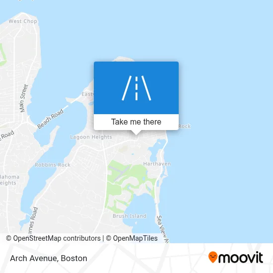 Arch Avenue map